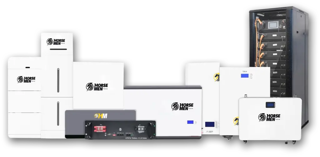 Bateria LiFePO4 para armazenamento de energia residencial e industrial.